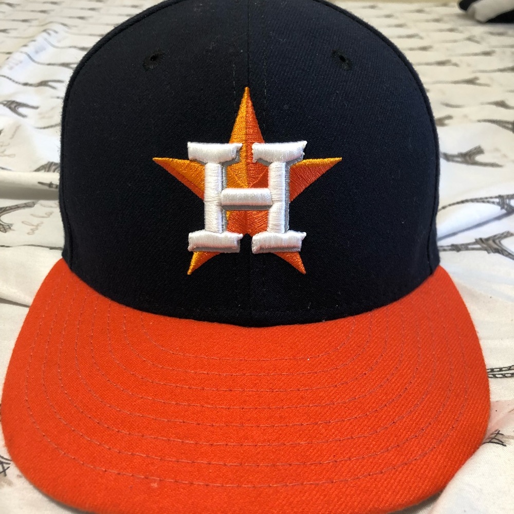 Houston new era fitted hat
